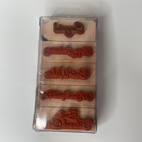 Set of 5 Rubber Stamp Set - Picture 2 of 2